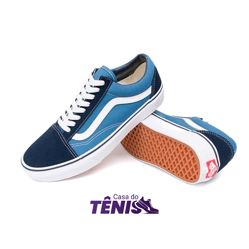 Old Skool - Azul/Branco