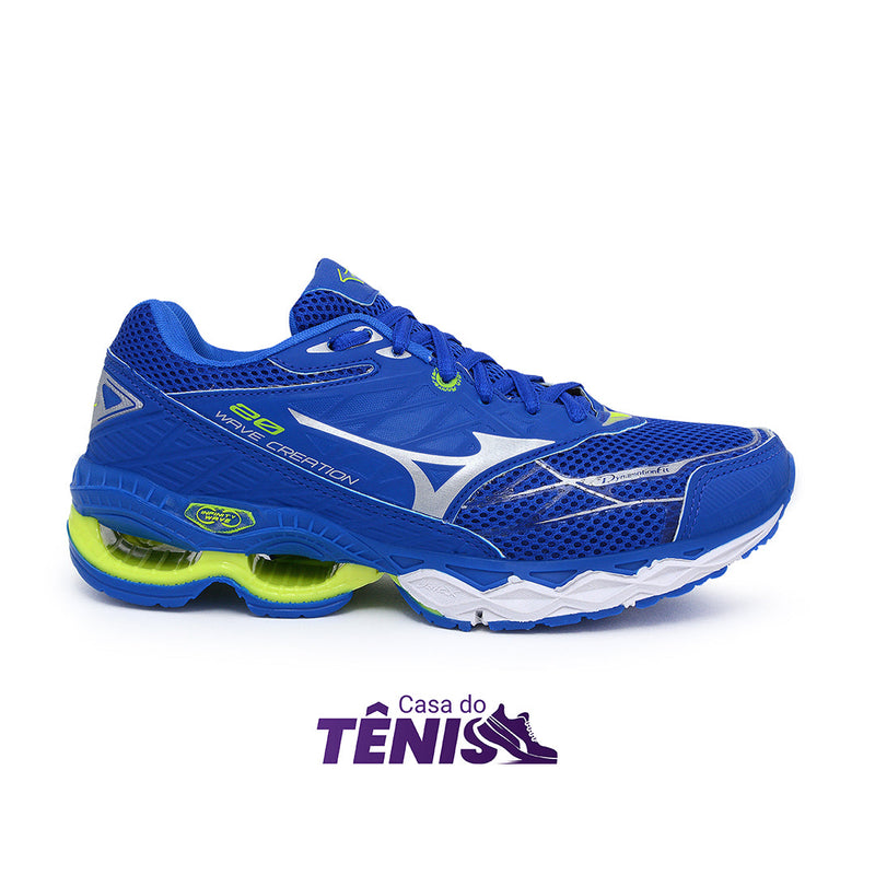 Tênis Mizuno Wave Creation 20 Azul Royal