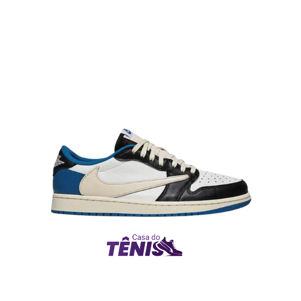 Air Jordan Travis Scott - Azul/Branco/Preto